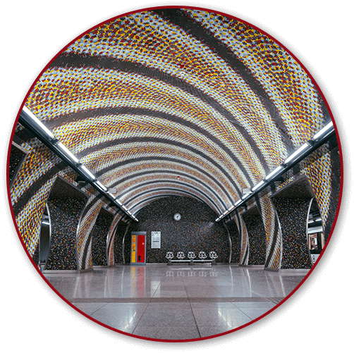 Hungarian metro station
