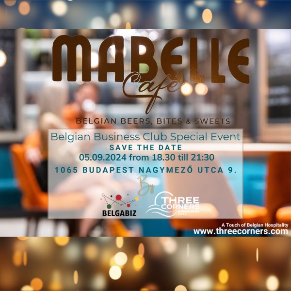 BELGABIZ Three Corners Avenue Hotel Mabelle Cafe business networking