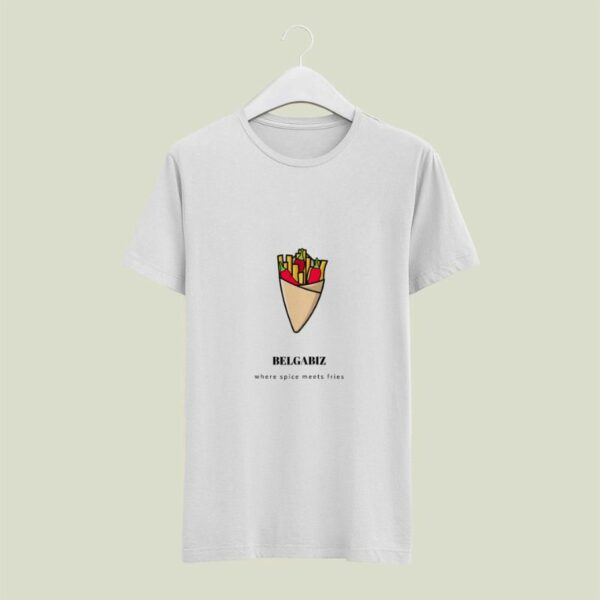 T-shirt Belgian fries hanging