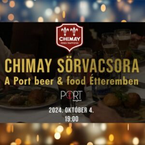 Chimay beer dinner Port Beer & Food