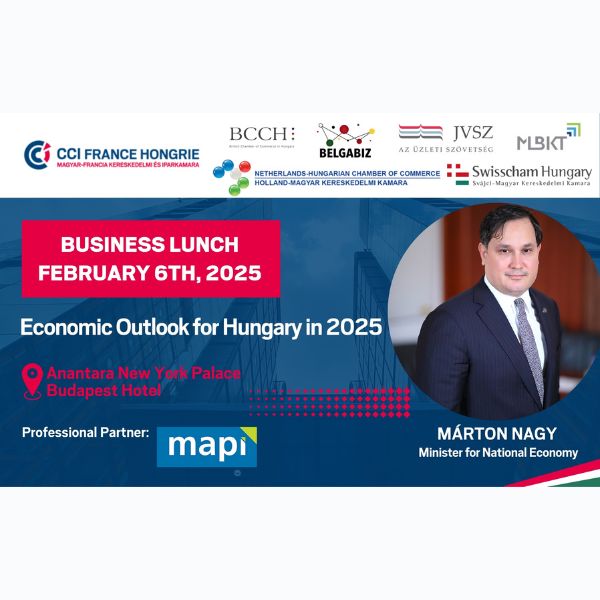 Business Lunch Mininster Marton Nagy 2025